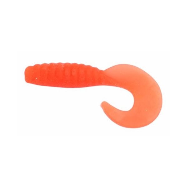 Trabucco Yummy Bait Curly Tail Orange 4cm Plasztik Csali 8db