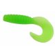 Trabucco Yummy Bait Curly Tail Green Chartreuse 4cm Plasztik Csali 8db