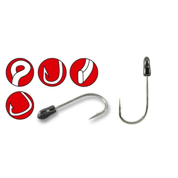 Gamakatsu Preda Trailer Hooks Black #1 Horog