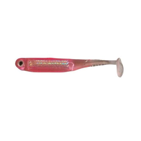 Rapture Mini Minnow Shad Tail 4,5cm pink Shiner Lágygumi Csali 6db