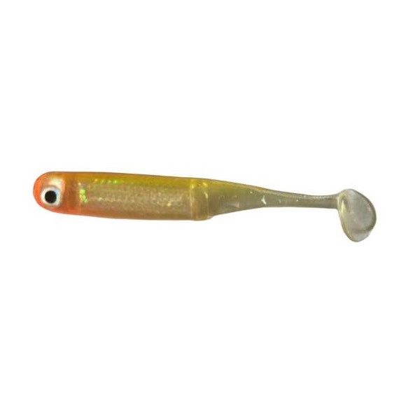 Rapture Mini Minnow Shad Tail 4,5cm Clown Chart Lágygumi Csali 6db