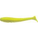 Rapture Ribbed Swing Shad 7cm Chartreuse Ghost Plasztik Csali 12db