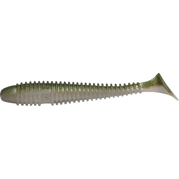 Rapture Ribbed Swing Shad 9,5cm Watermelon-Pearl Plasztik Csali 7db