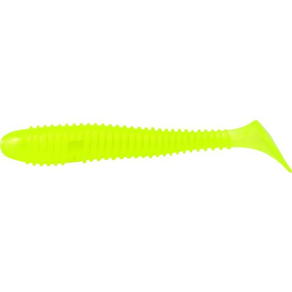 Rapture Ribbed Swing Shad 4cm Neon Yellow Plasztik Csali 14db