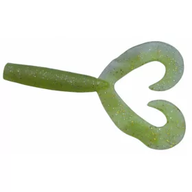 Rapture Twin Grub 9cm Chartreuse Ghost Plasztik Csali 10db