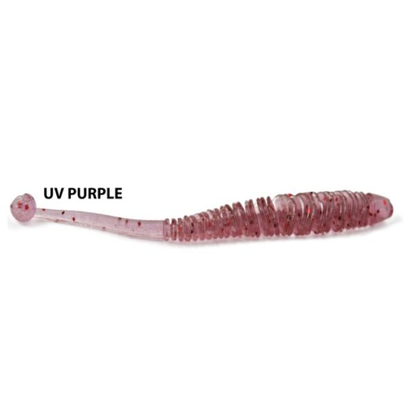 Rapture Evoke Worm 6cm UV Purple Plasztik Csali 12db