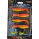 Rapture Slugger Shad Set 7,5cm Flame Yellow 4+2db Műcsali Szett