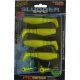 Rapture Slugger Shad Set 7,5cm Neon Yellow 4+2db Műcsali Szett