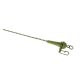 K-Karp DT Sleeve Rig 90cm Zöld Ólombetétes Előke Biztonsági Kapoccsal 2db