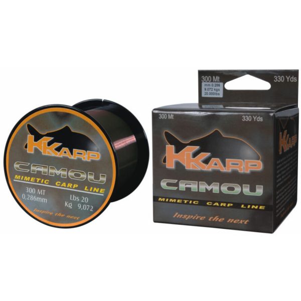 K-Karp Camou 300m 0,331mm Monofil Főzsinór