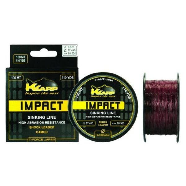 K-Karp Impact Shock Leader 100m 0,50mm Monofil Főzsinór