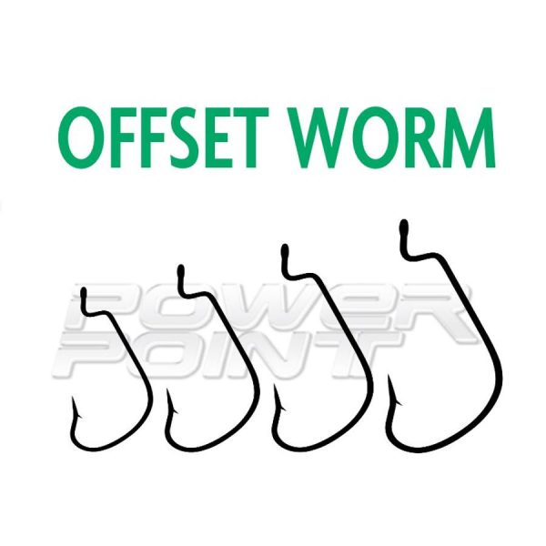 Rapture Offset Worm 1/0 Offset Horog 10db