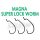 Rapture Magna Super Lock Worm 3/0 Offset Horog 10db