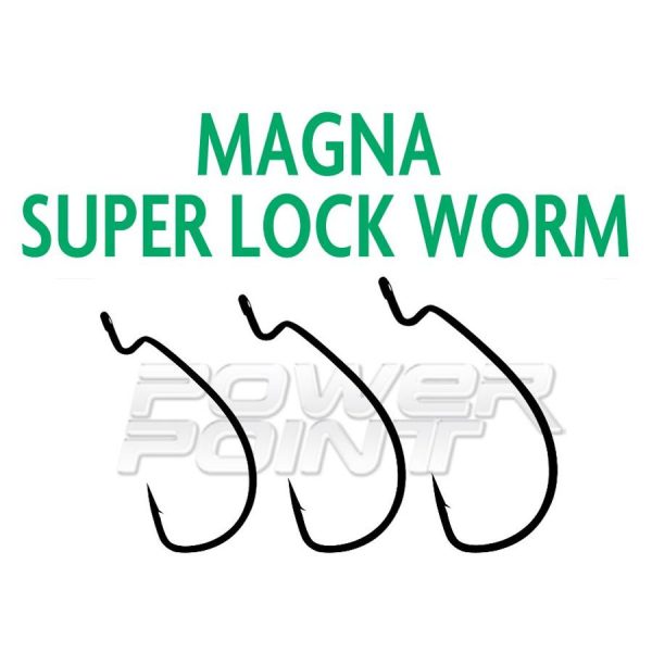 Rapture Magna Super Lock Worm 3/0 Offset Horog 10db