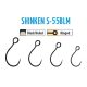 Trabucco Shinken Hooks S-55BLM BN #4 Szakáll Nélküli Ragadozóhalas Horog 10db