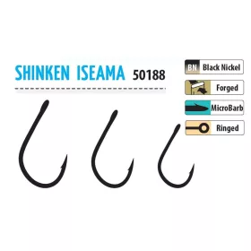   Trabucco Shinken Hooks Iseama W/R BN #16 Füles, Szakállas Horog 10db