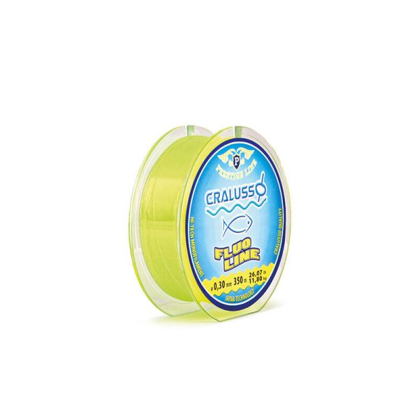 Cralusso - Prestige Fluo Sárga 350m - Főzsinór - Monofil zsinór - 0,18mm