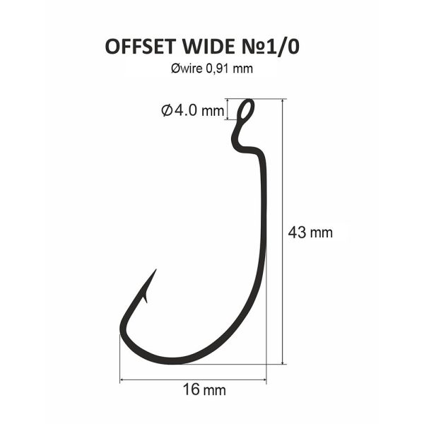 DS Offset wide No. 1/0 (4db/csomag)