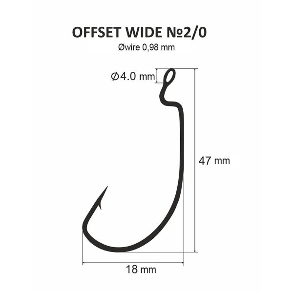 DS Offset wide No. 2/0 (4db/csomag)