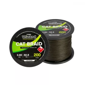   WIZARD CAT BRAID 0,80MM 200M 92,8KG - Főzsinór - Fonott zsinór