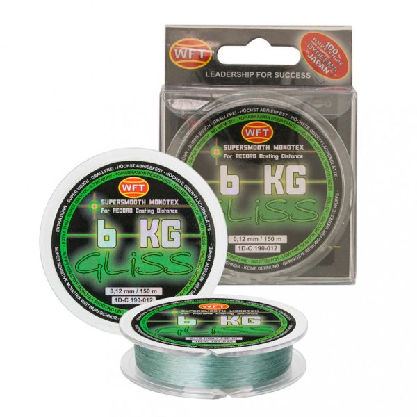 WFT GLISS MONOTEX GREEN 150M 0,10MM - Főzsinór - Fonott zsinór