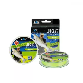 Zsinór L&K Jig Braid 0,18Mm 10.3 Kg 110M Lime Green