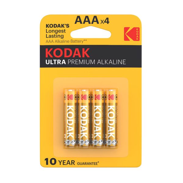 Kodak Ultra Premium Alkáli Mikro Elem AAA (1,5V) B4 4db/bliszter