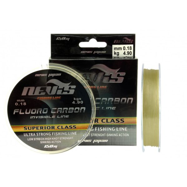 Nevis Fluoro Carbon 150m 0.14mm Monofil előkezsinór-Átlátszó