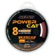 Nevis Powercat Braid Leader X8 20m 0.60mm Fonott előkezsinór-Barna