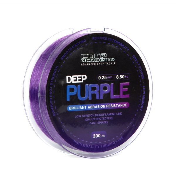 Carp Academy Deep Purple 300m 0.25mm Monofil főzsniór-Lila