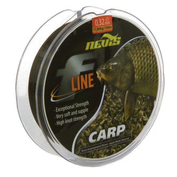 Nevis F-Line Carp 300m 0.32mm Monofil főzsinór-Iszap