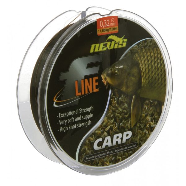 Nevis F-Line Carp 300m 0.40mm Monofil főzsinór-Iszap