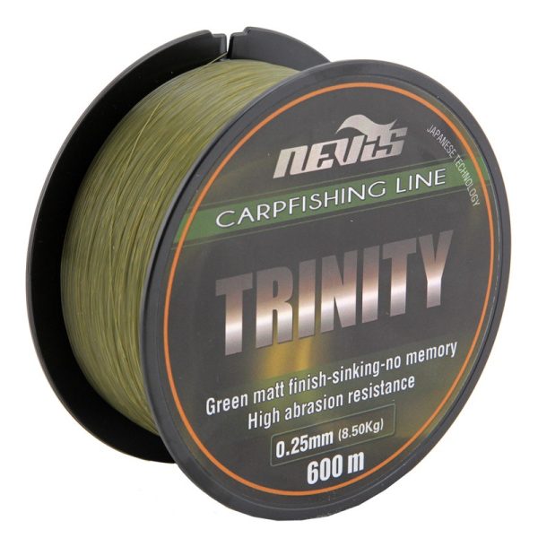 Nevis Trinity 600m 0.28mm Monofil főzsinór-Zöld