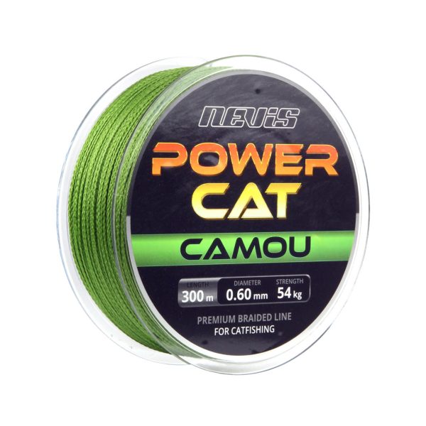 Nevis Powercat Camou 0,40mm Fonott Főzsinór 300m