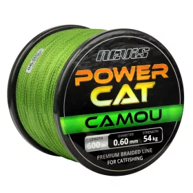   Nevis Powercat Fonott zsinór 600m 0.60mm Fonott főzsinór-Camou