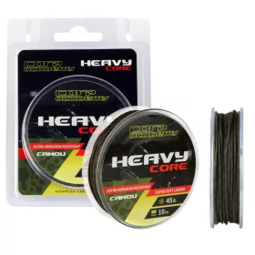   Carp Academy Heavy Core 10m 0.62mm 35lb Camo Fonott előkezsinór-Iszap