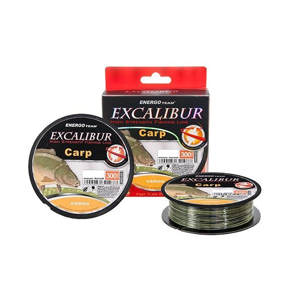 Zsinór Excalibur Carp Camou 300M 0,16Mm