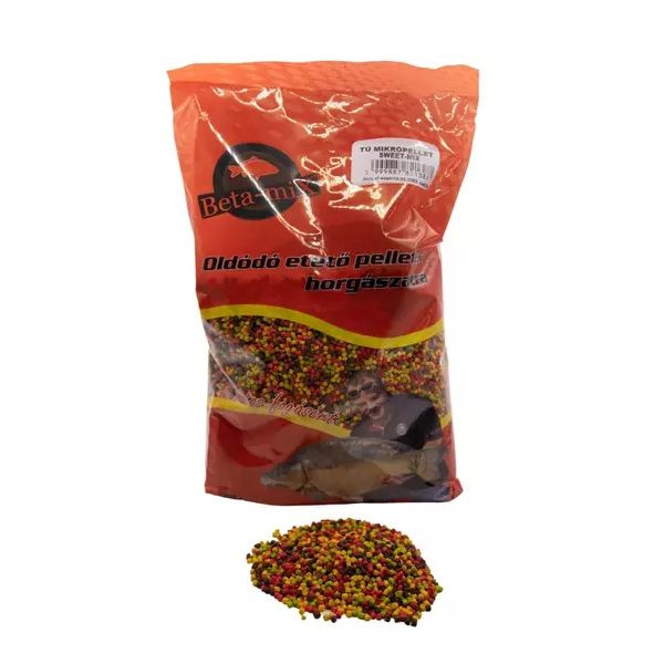 Betamix Oldódó Tű Mikropellet Sweet-Mix 2mm 1000gr