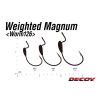 Decoy Worm 126 Magnum #10/0 14gr Súlyozott Offset Horog 2db