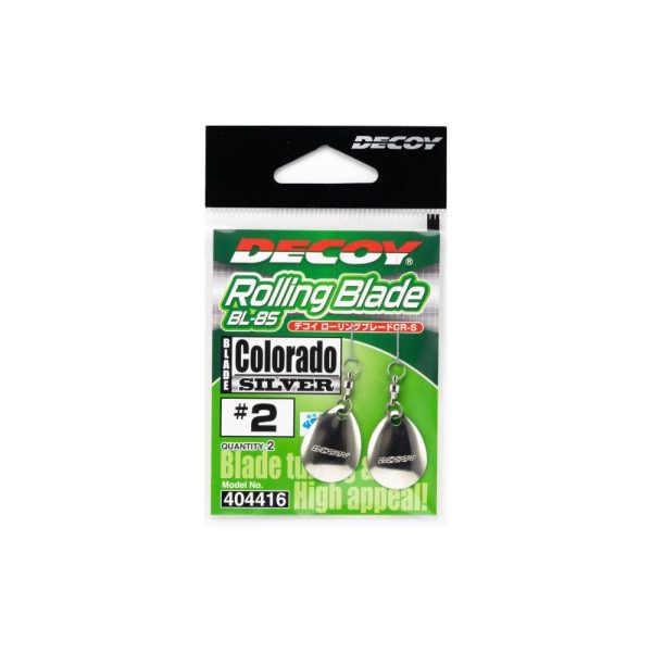 Decoy BL-8S Colorado Silver 4 Spinner Blade Forgóval 2db