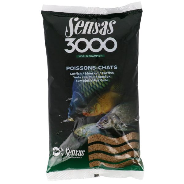 Sensas 3000 Harcsa Etetőanyag 1kg