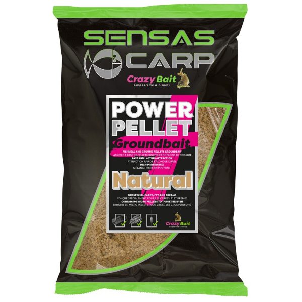 Sensas UK Big Bag Power Pellet Plus Natural Etetőanyag 2kg