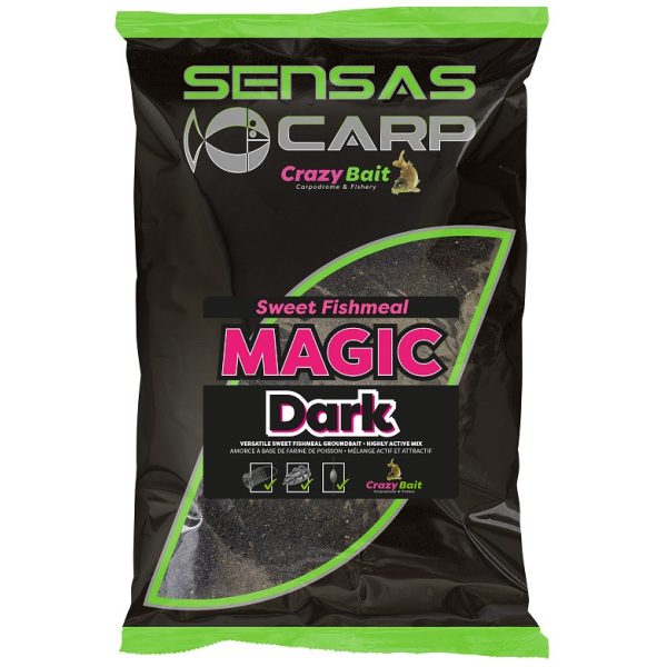 Sensas UK Big Bag Sweet Fishmeal Magic Dark Etetőanyag 2kg