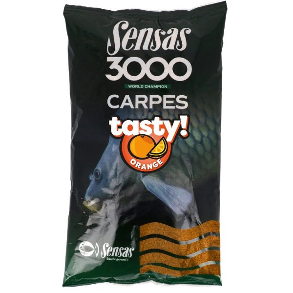 Sensas 3000 Carp Tasty Ponty Narancssárga Etetőanyag 1kg