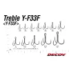 Decoy Y-F33F Extra Fine Wire #4 Füles Szakállas Háromágú Horog 6db