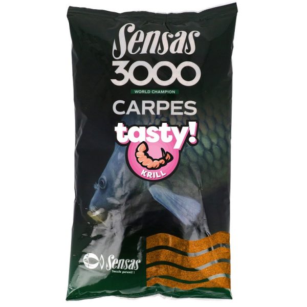 Sensas 3000 Carp Tasty Ponty Krill Etetőanyag 1kg