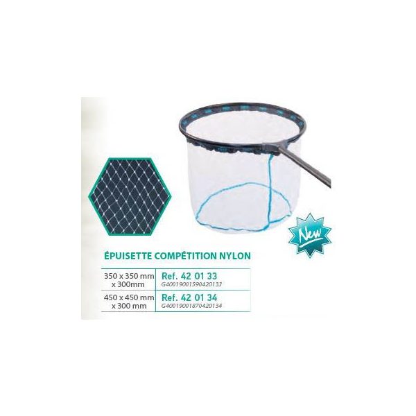 Rive Epuisette Competition Nylon merítő háló - 350x350x300mm