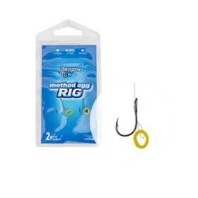 Benzár Method Mono Egg Rig 8 Előkötött Horog