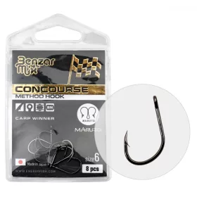   BENZÁR CONCOURSE METHOD CARP WINNER HOROG 10 8DB/CS - Feeder horog - Szakállas horog, Füles horog