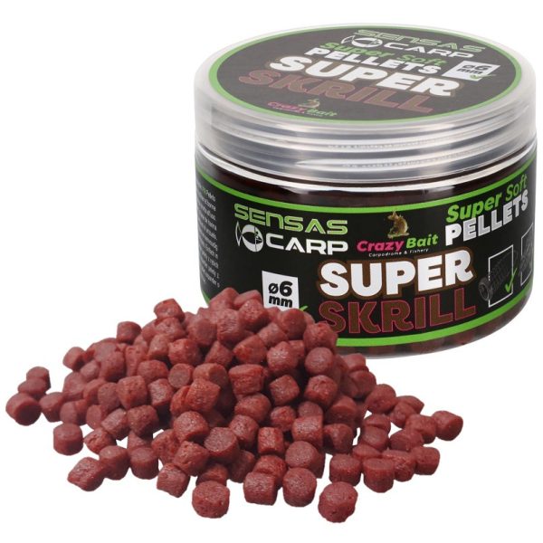 Sensas Super Soft Super Krill 6mm Horogpellet 60gr